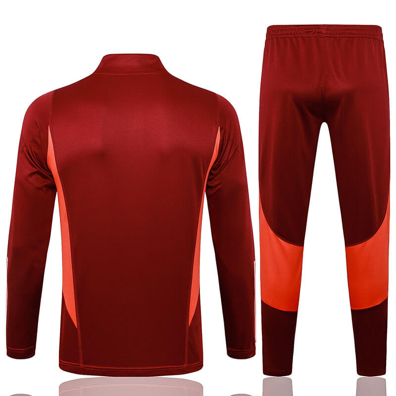 Sudadera Entrenamiento Manchester United 2023/2024 Kit Rojo Oscuro